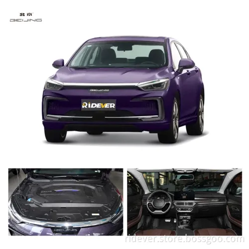 Ridever Hot Selling 2022 Beijing Auto EU7 5 Doors 5 Seats Car Passager SUV Long Range 401 Km Fast Charging New Energy EV Automotives Used Car Car Use Electric